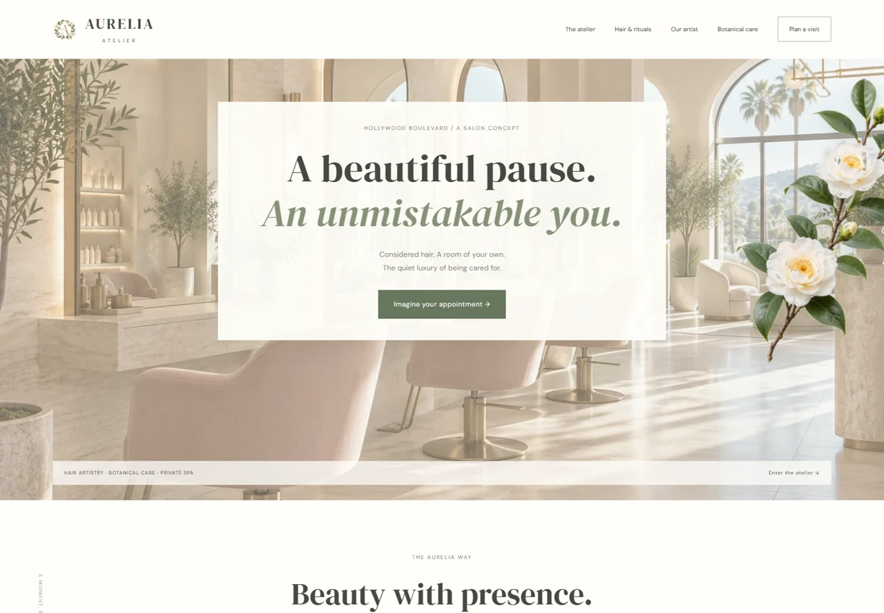 Aurelia Atelier: A distinctive first impression