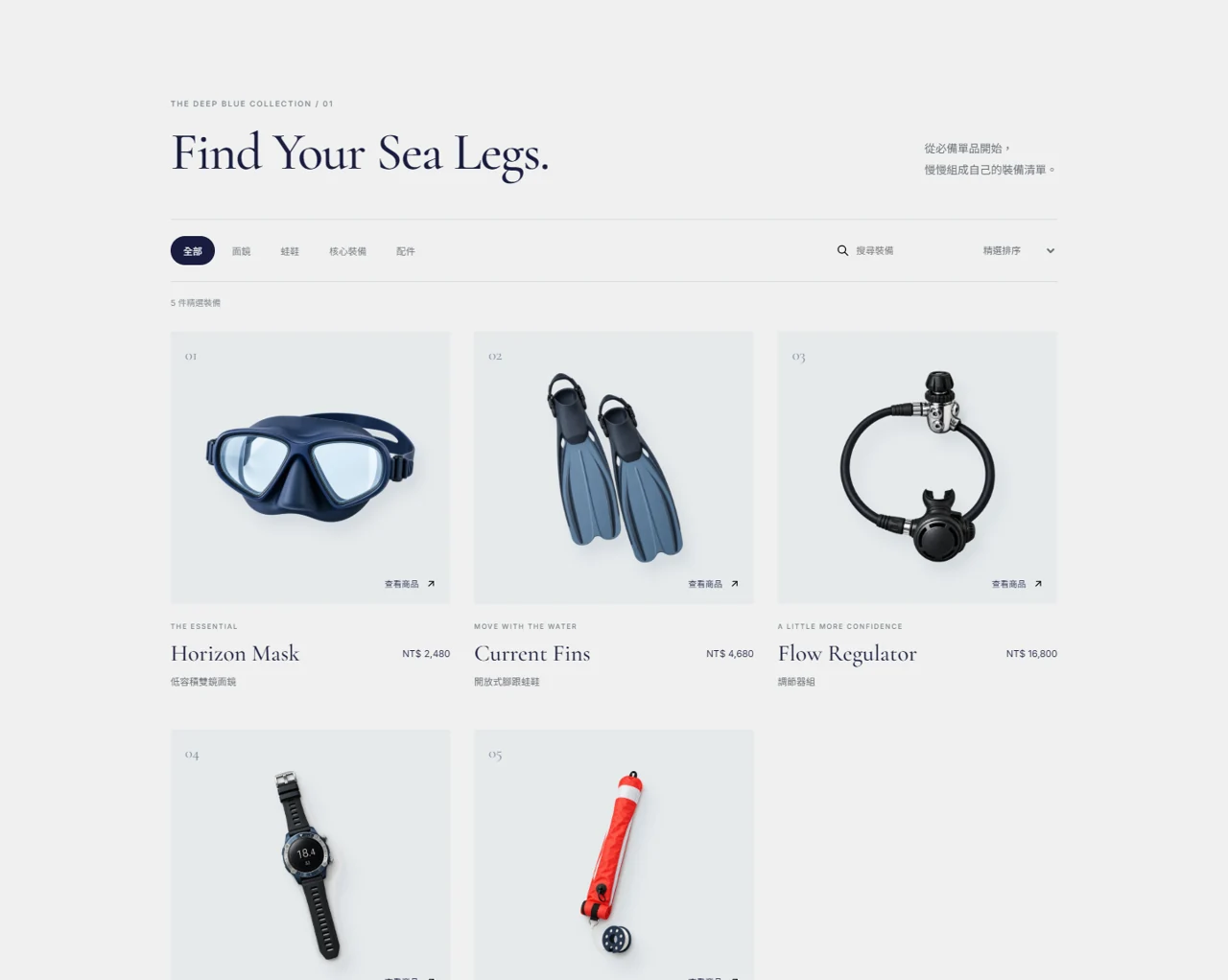 Deep Blue: A catalogue with purpose