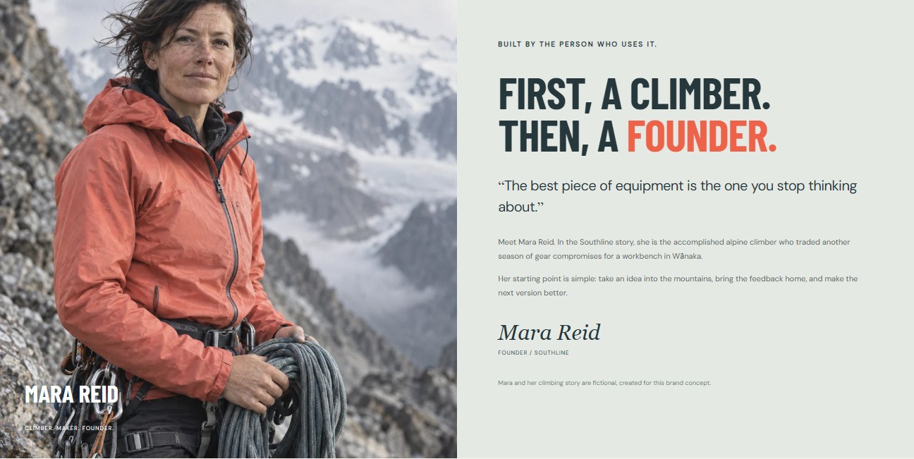 An editorial founder story