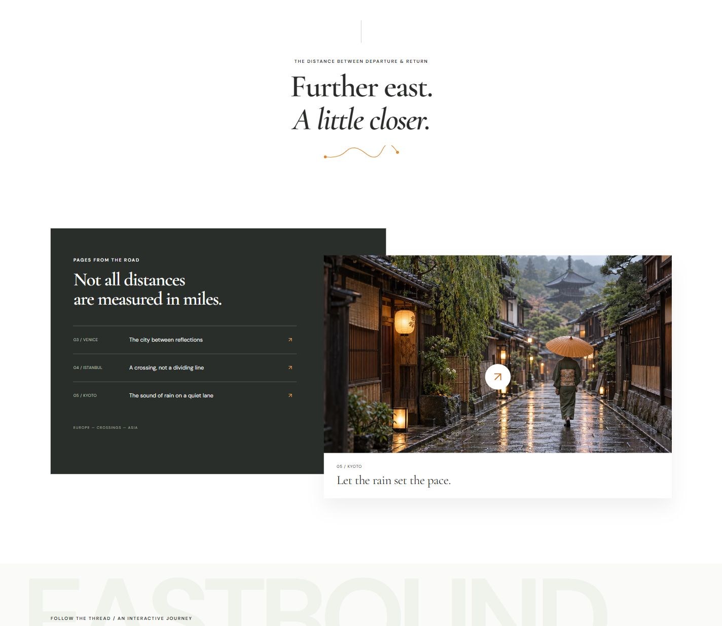 Dark field notes overlapped by an Asian city photograph.