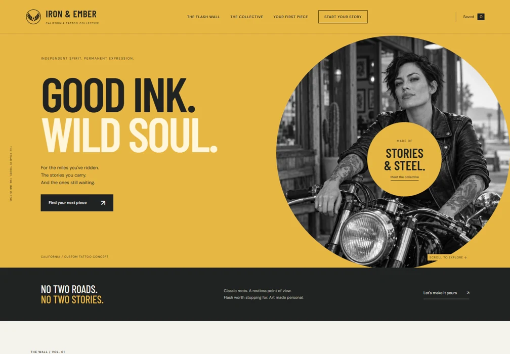 Iron & Ember design
