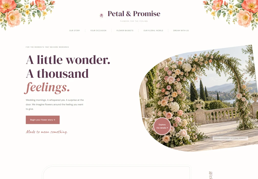 Petal & Promise design