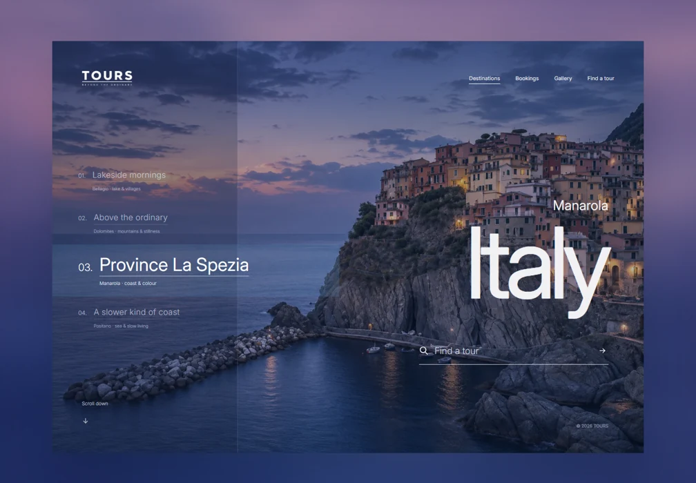 Tours Italy design